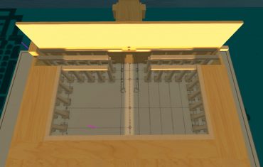 the Hatshepsut temple in the shell at early morning