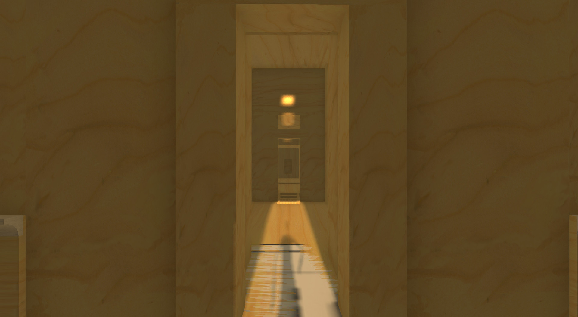 the Amun sanctuary of the Hatshepsut temple in the shell at early morning
