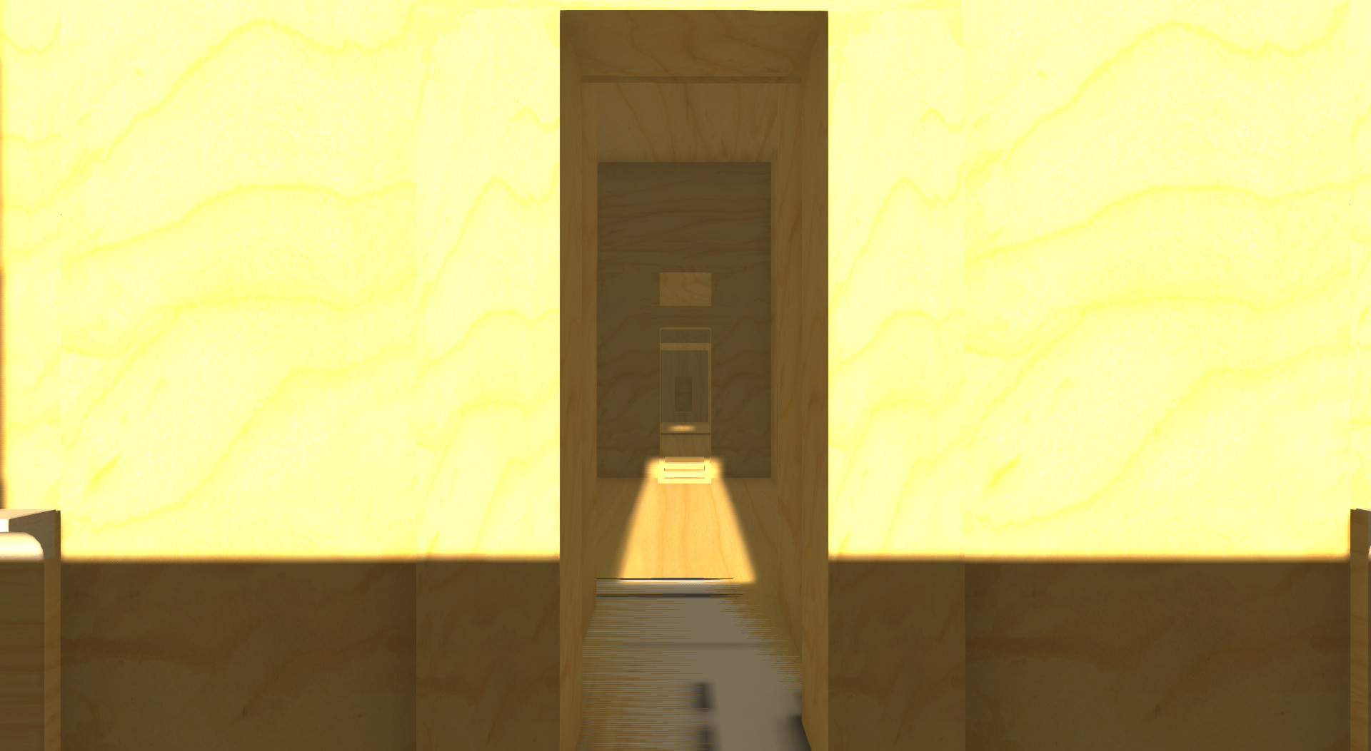 the Amun sanctuary of the Hatshepsut temple in the shell at early morning