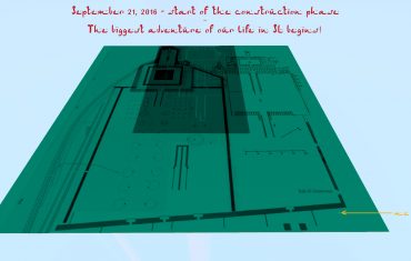 first site plan of the temple complex of Dayr al-Bahri