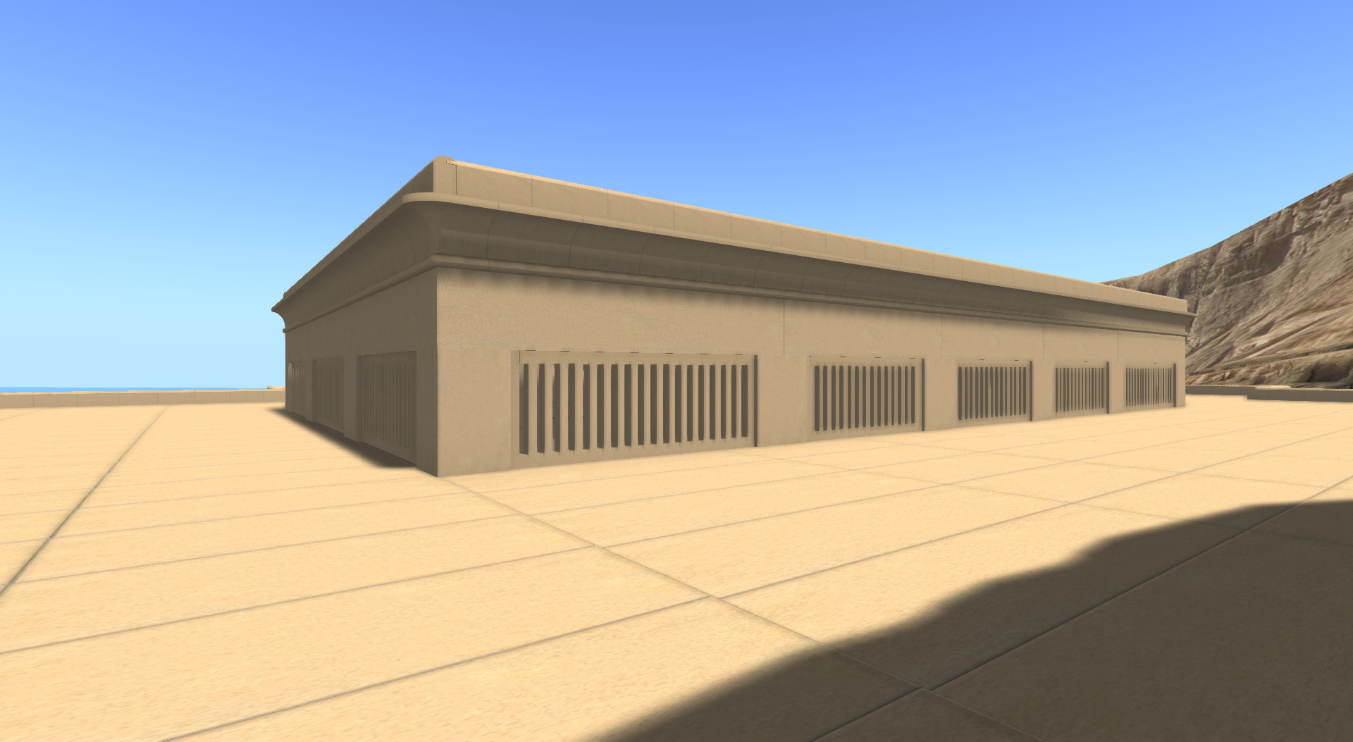 Photo of the Thutmose III temple build according to the Lipinska ground plan