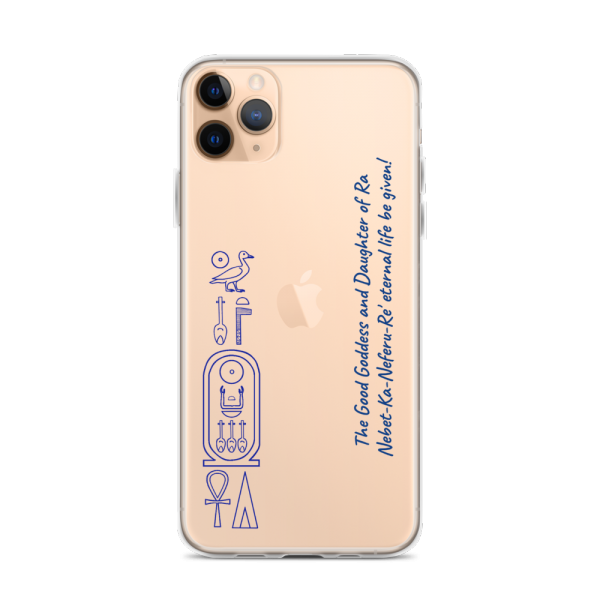 iPhone Case "Pharaoh's name" (blue) - Image 3