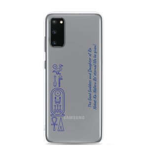 Samsung Case "Pharaoh's name" (blue)