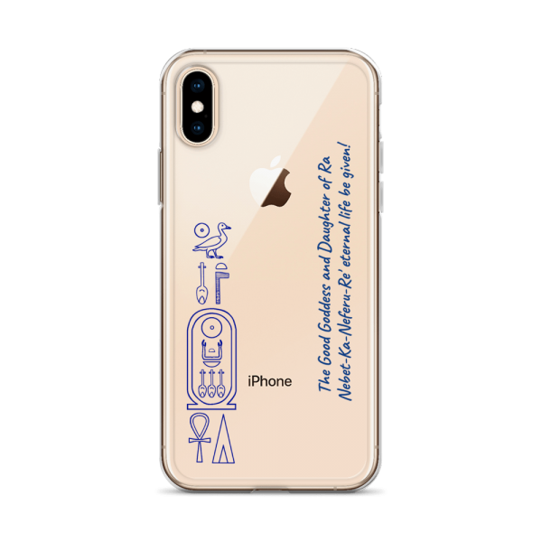 iPhone Case "Pharaoh's name" (blue) - Image 8