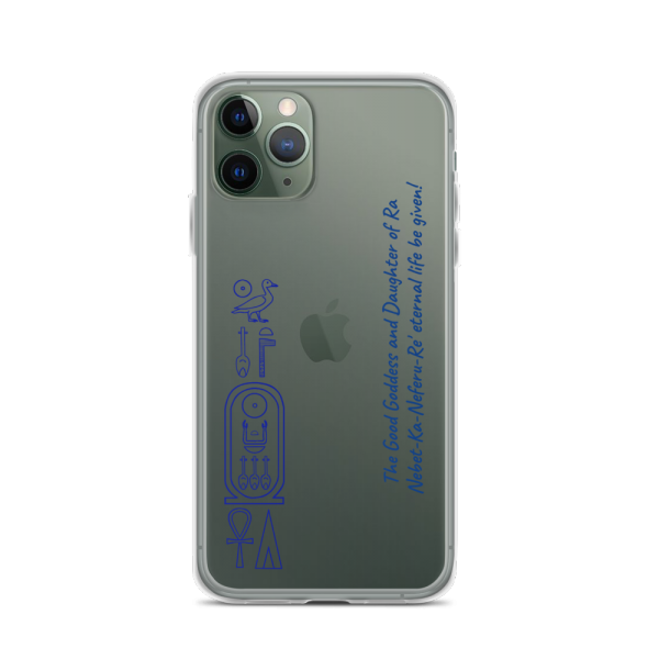 iPhone Case "Pharaoh's name" (blue) - Image 2