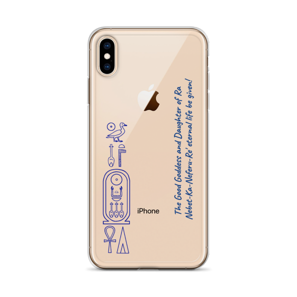 iPhone Case "Pharaoh's name" (blue) - Image 12