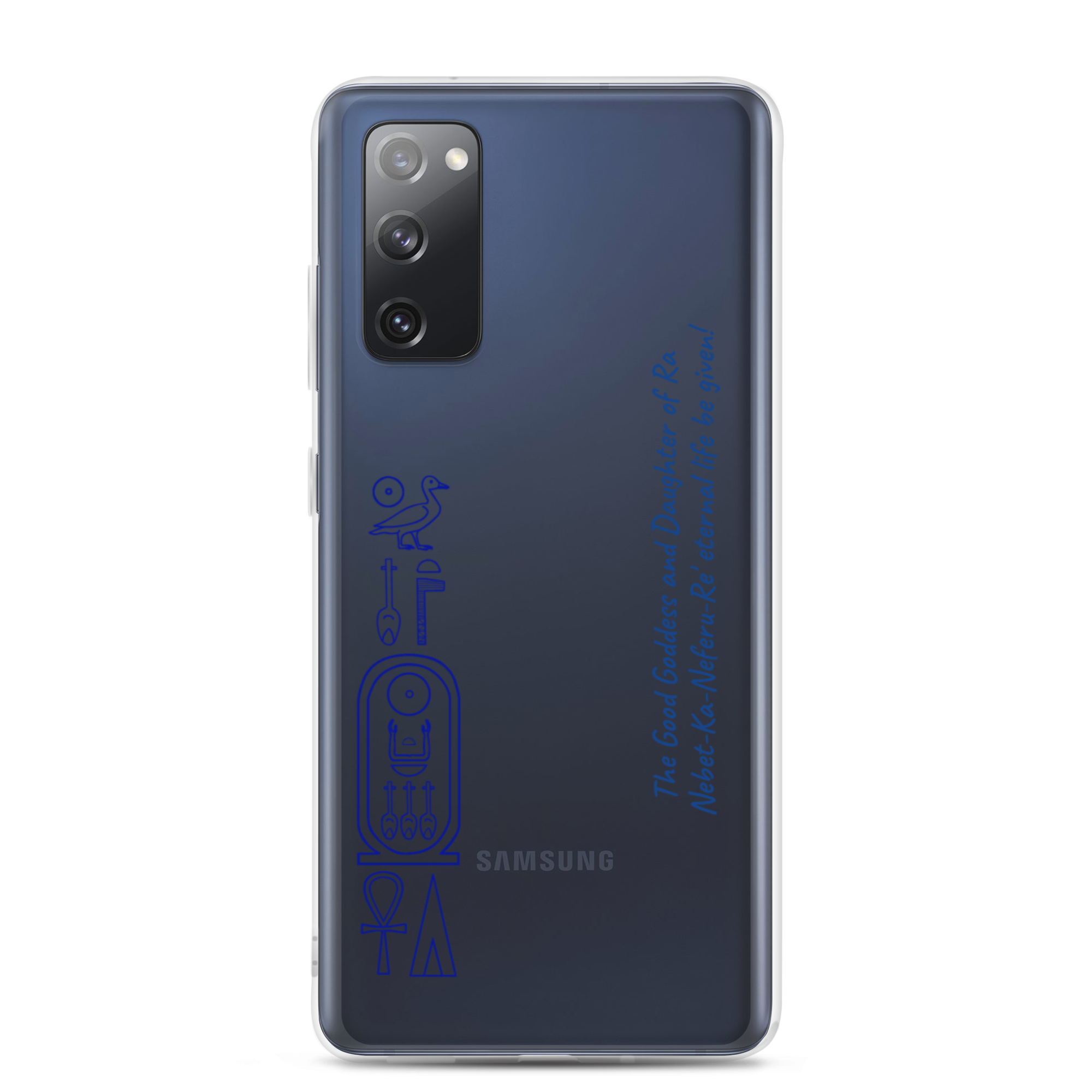 Samsung Case "Pharaoh's name" (blue) - Image 8