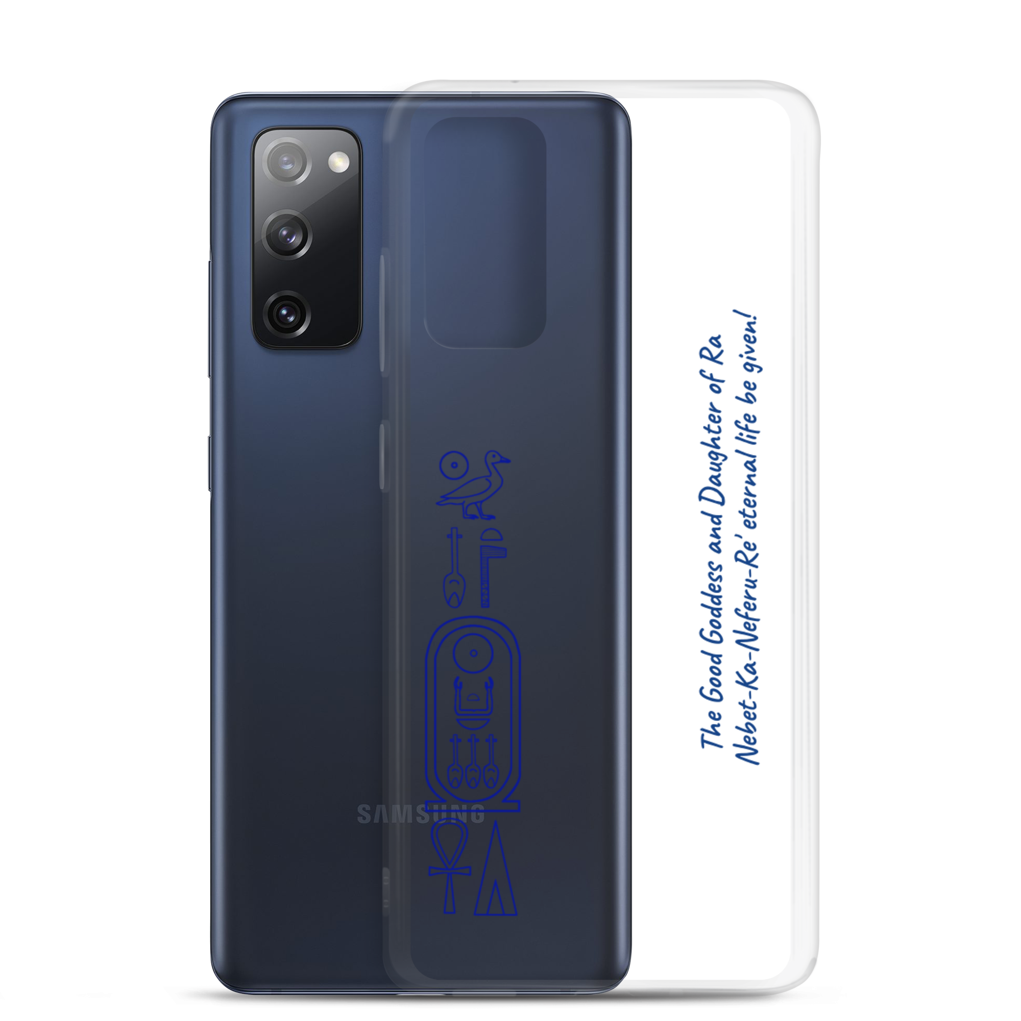 Samsung Case "Pharaoh's name" (blue) - Image 7