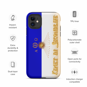Tough iPhone case «Allianz flag 'Kemet in Secondlife'»