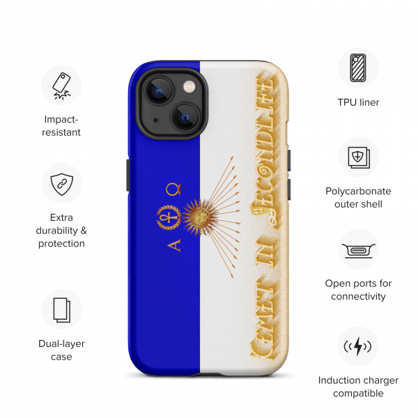Tough iPhone case «Allianz flag 'Kemet in Secondlife'» - Image 9