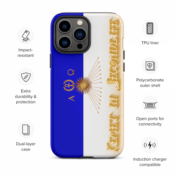 Tough iPhone case «Allianz flag 'Kemet in Secondlife'» - Image 11